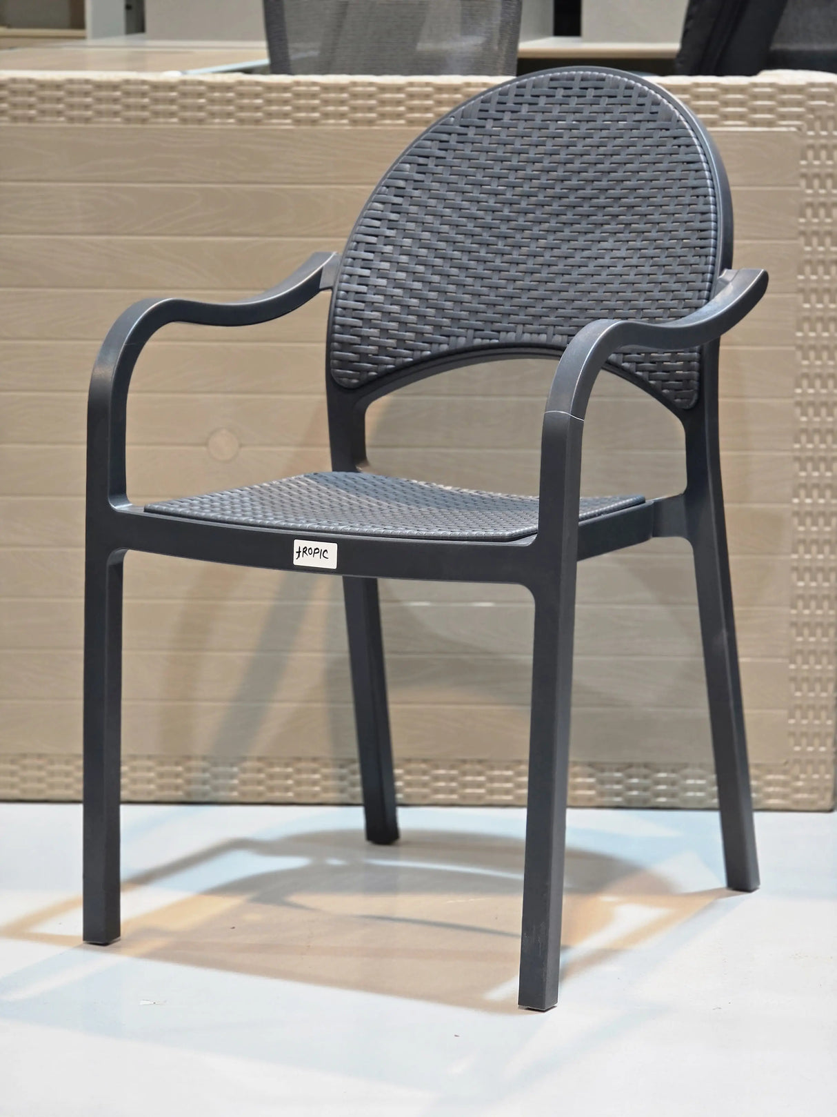 Tropic Rattan Armchair NVS-31-01 – Anthracite