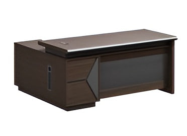 طاولة مكتب 18-020A (2000*1600*760) خشب فضي