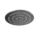 Single Function Round Overhead Shower