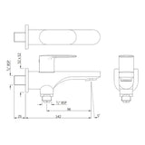 2-Way Bib Cock - Chrome