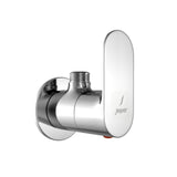 Angle Valve with Wall Flange - Chrome