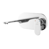 Exposed Part Kit of Single Lever Basin Mixer Wall Mounted - Chrome