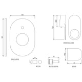 Single Lever Exposed Parts Kit - Chrome