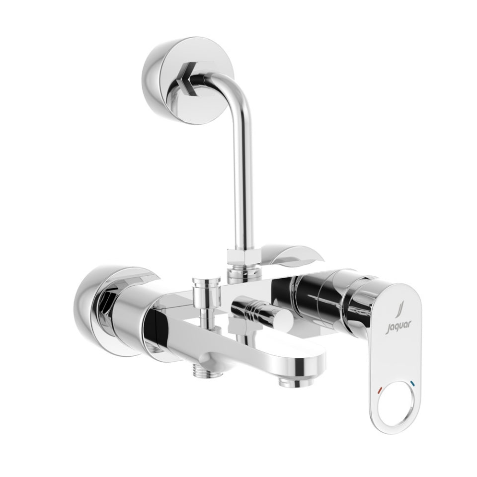 Single Lever Wall Mixer 3-in-1 System - Chrome