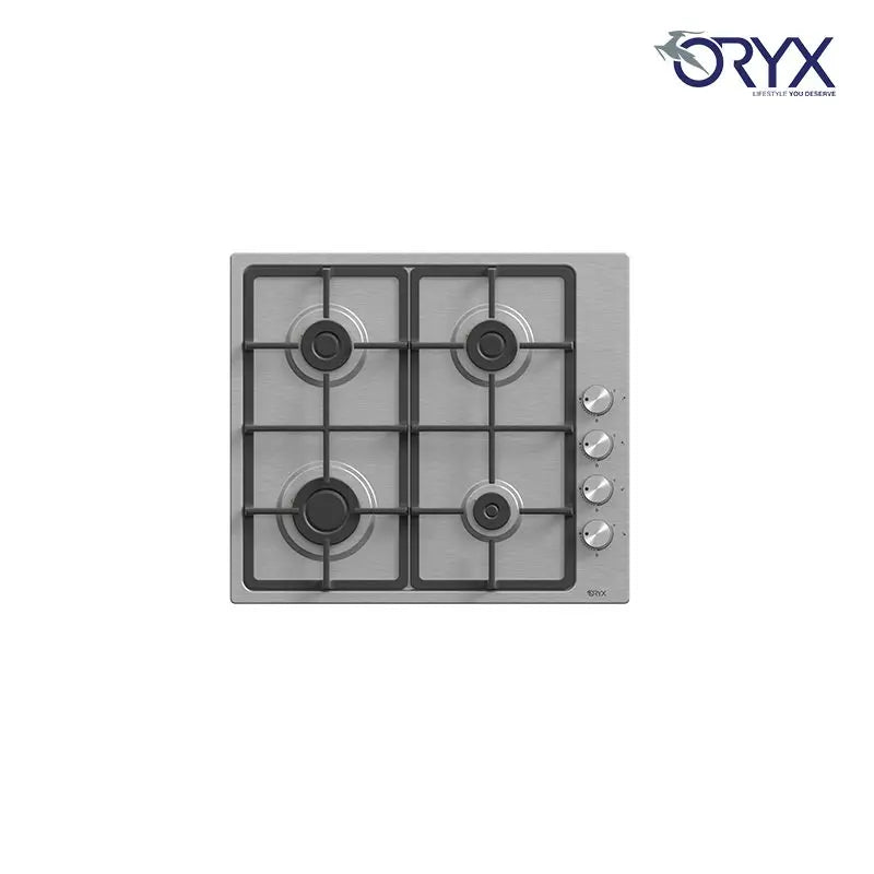 Lightbox ORYX 60cm Built-in Gas Hob – 4 Burners