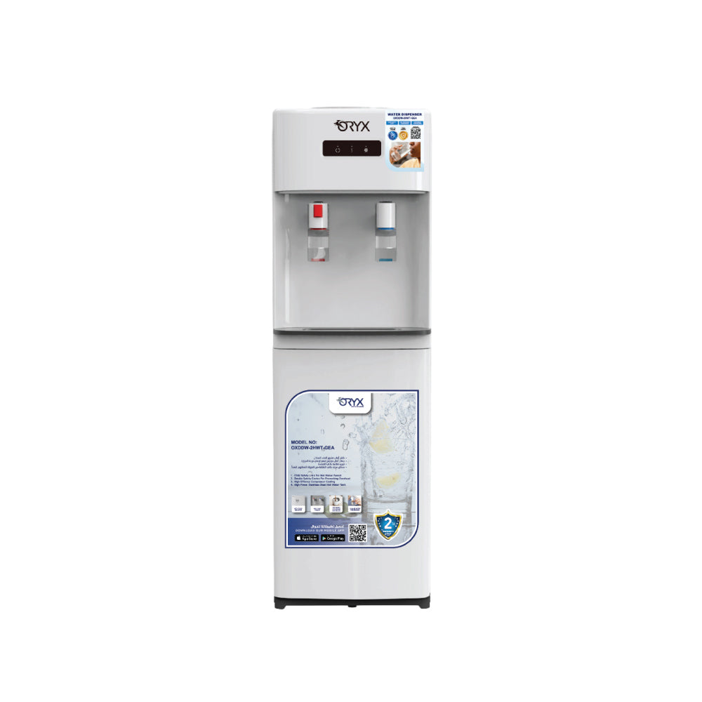 ORYX Top Loading Water Dispenser 2 Tap – White