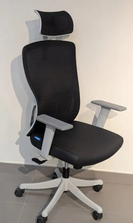 Office Chair T940N1-1 Grey frame BLACK (Ergonomic Chair)