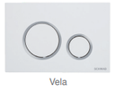 Vela Chrome Shine Flush Button Turkey