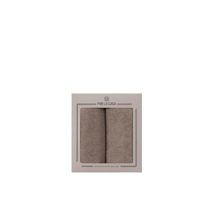 Per La Casa 2 Pieces Premium Bath Mat Set