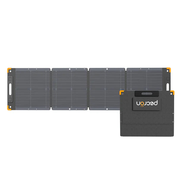 لوحة شمسية محمولة من نوع PECRON PV100 بقدرة 100 واط، مقاومة للماء بمعيار IP67
