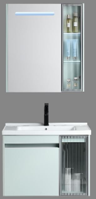 PVC-YS-602-80 Vanity Bathroom Cabinet with LED Light