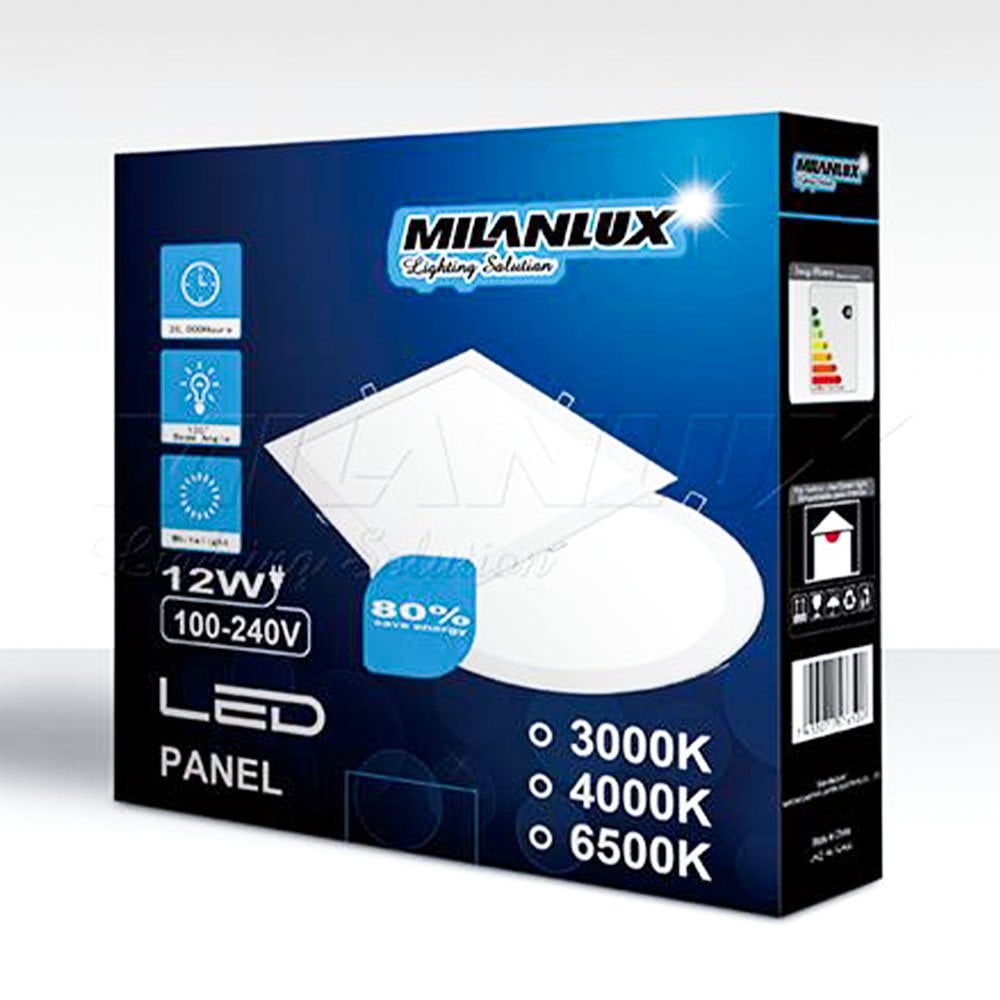 Panel Light Round 12w Warm White 3000k (15cm)