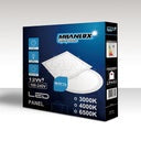 Panel light round 12w white(6500k)15cm