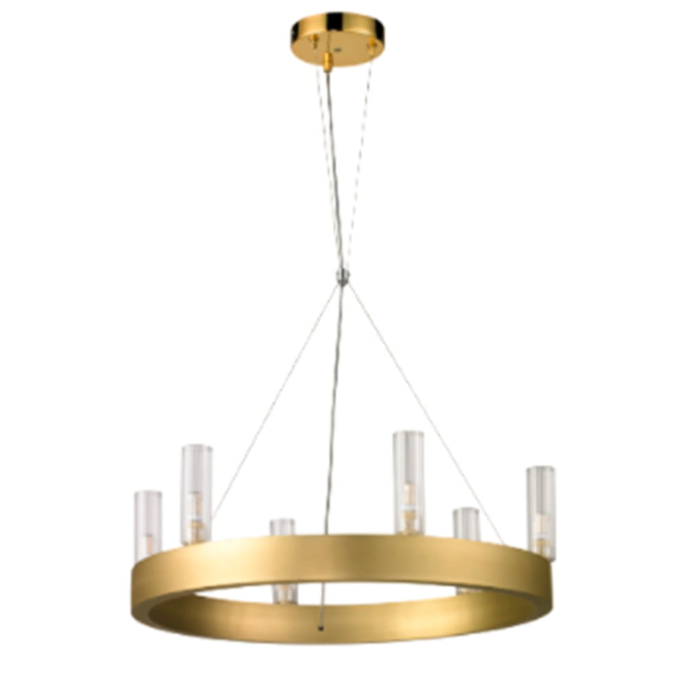 Modern Gold Ring Chandelier Pendant Lamp