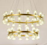 66003-24+32 Steel Glass Pendant