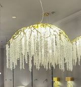 Pendant Light 8085-800 Aluminum+Crystal CH