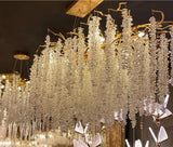 Pendant Light 8086-L1500 Aluminum+Crystal CH