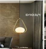 Gold E14 Pendant Light