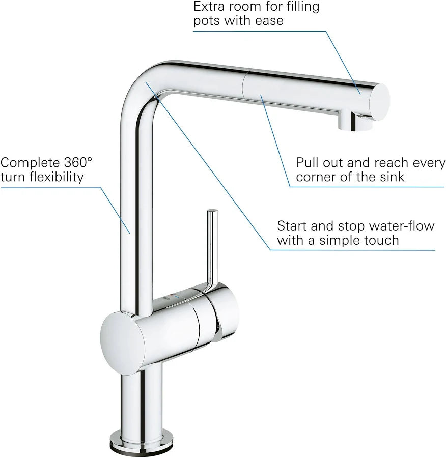 GROHE Minta Single-Lever Kitchen Mixer 32168000