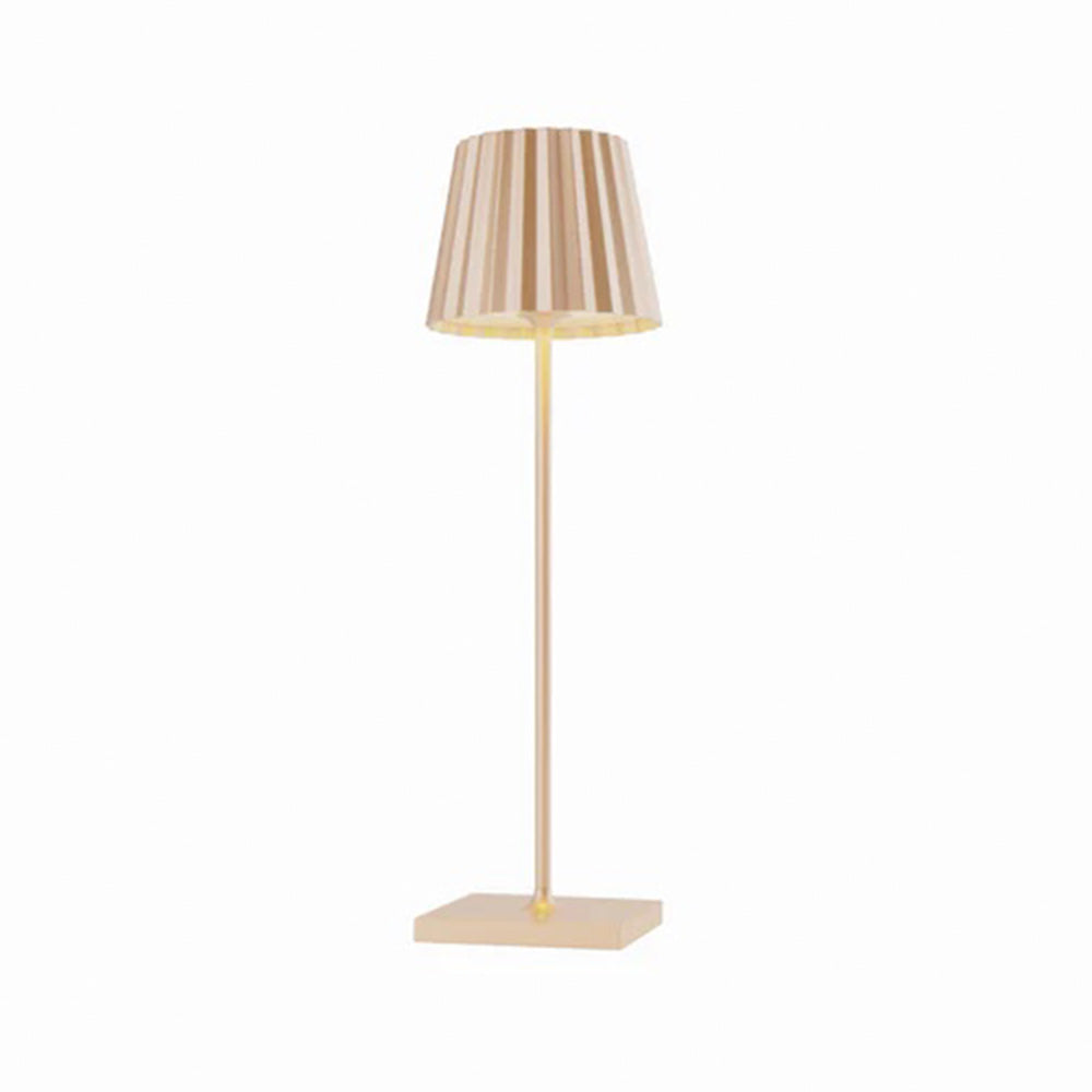 Plisse Cordless Table Lamps - Sand