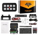 8 Gang LED Switch Panel Kit Automatic Dimmable Universal (One-Sided Outlet)