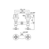 Shower Mixer for Shower Cubicles