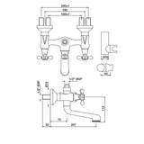 Wall Mixer - Chrome