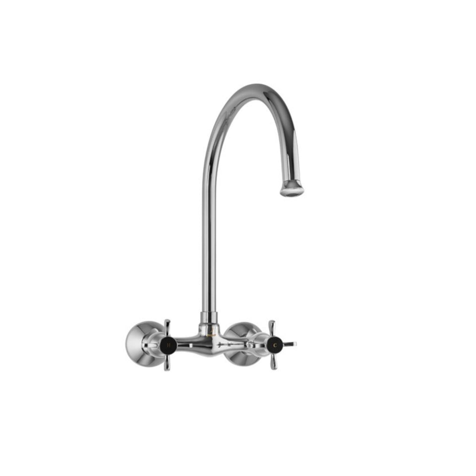 Sink Mixer with Regular Swinging Spout - Chrome