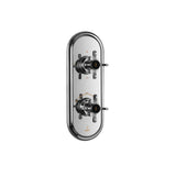 Aquamax Exposed Part Kit of Thermostatic Shower Mixer with 3-way diverter - Chrome