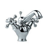Central Hole Basin Mixer with popup waste - Chrome