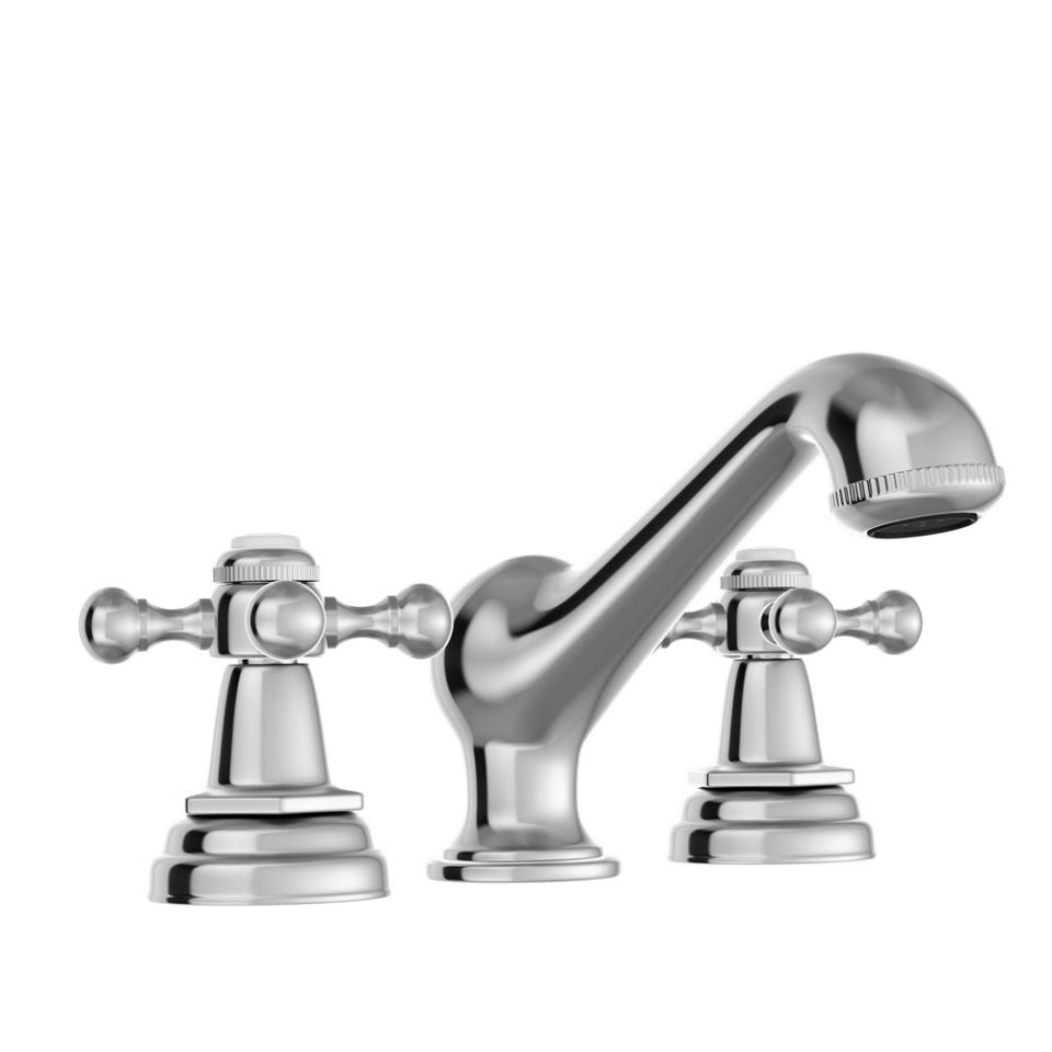 3-Hole Basin Mixer -Chrome