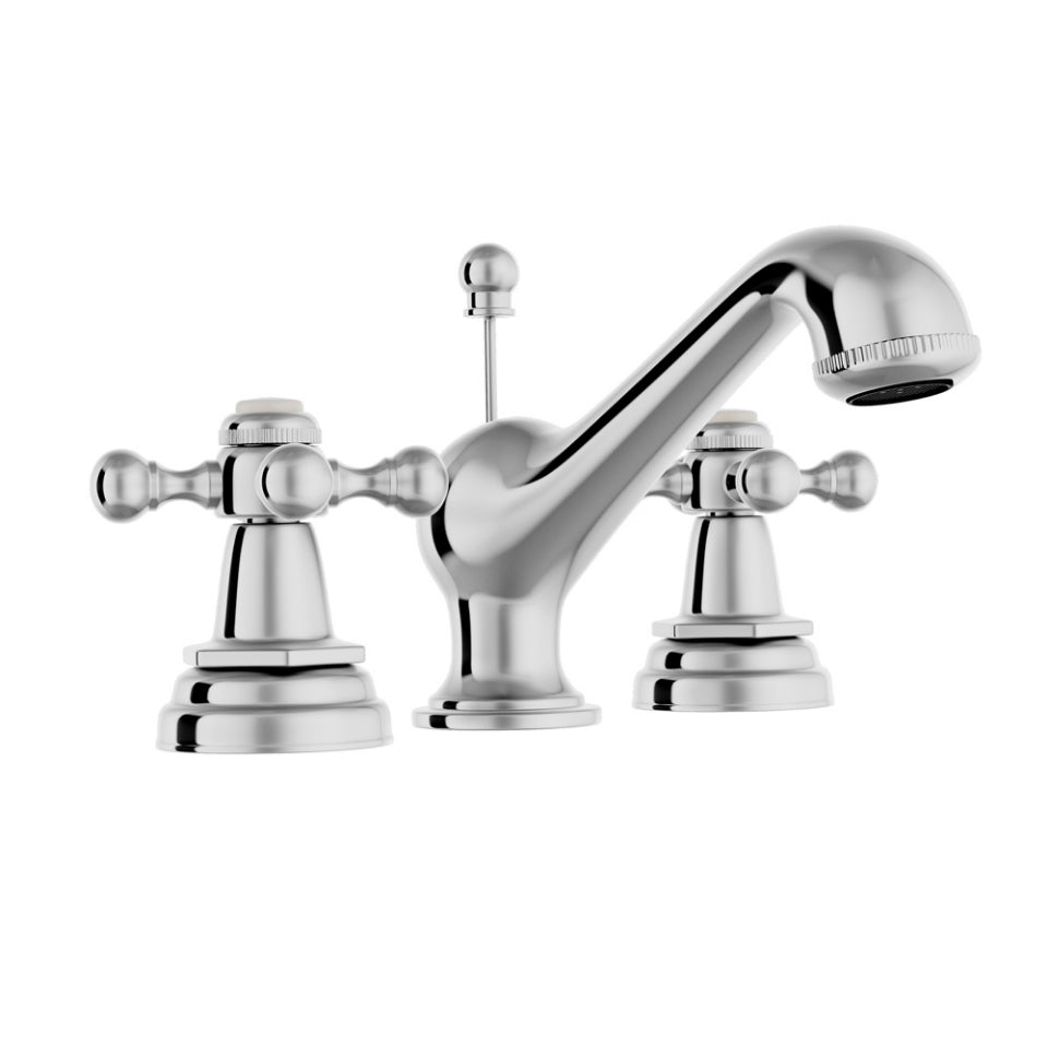 3-Hole Basin Mixer - Chrome