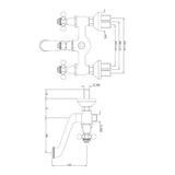 Wall Mixer - Chrome
