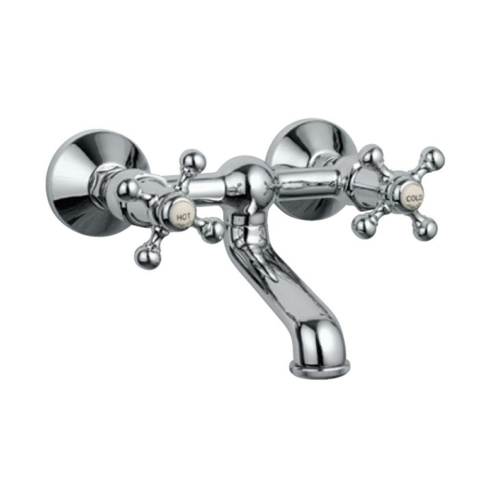 Wall Mixer Non-Telephonic Shower Arrangement - Chrome