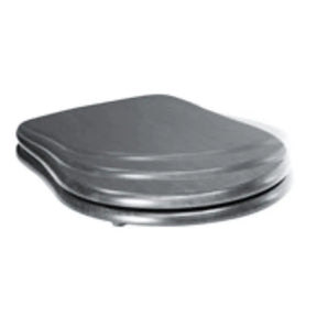 Retro Soft Close Seat Cover Black Chrome Hinges -108804 BuyonBudget