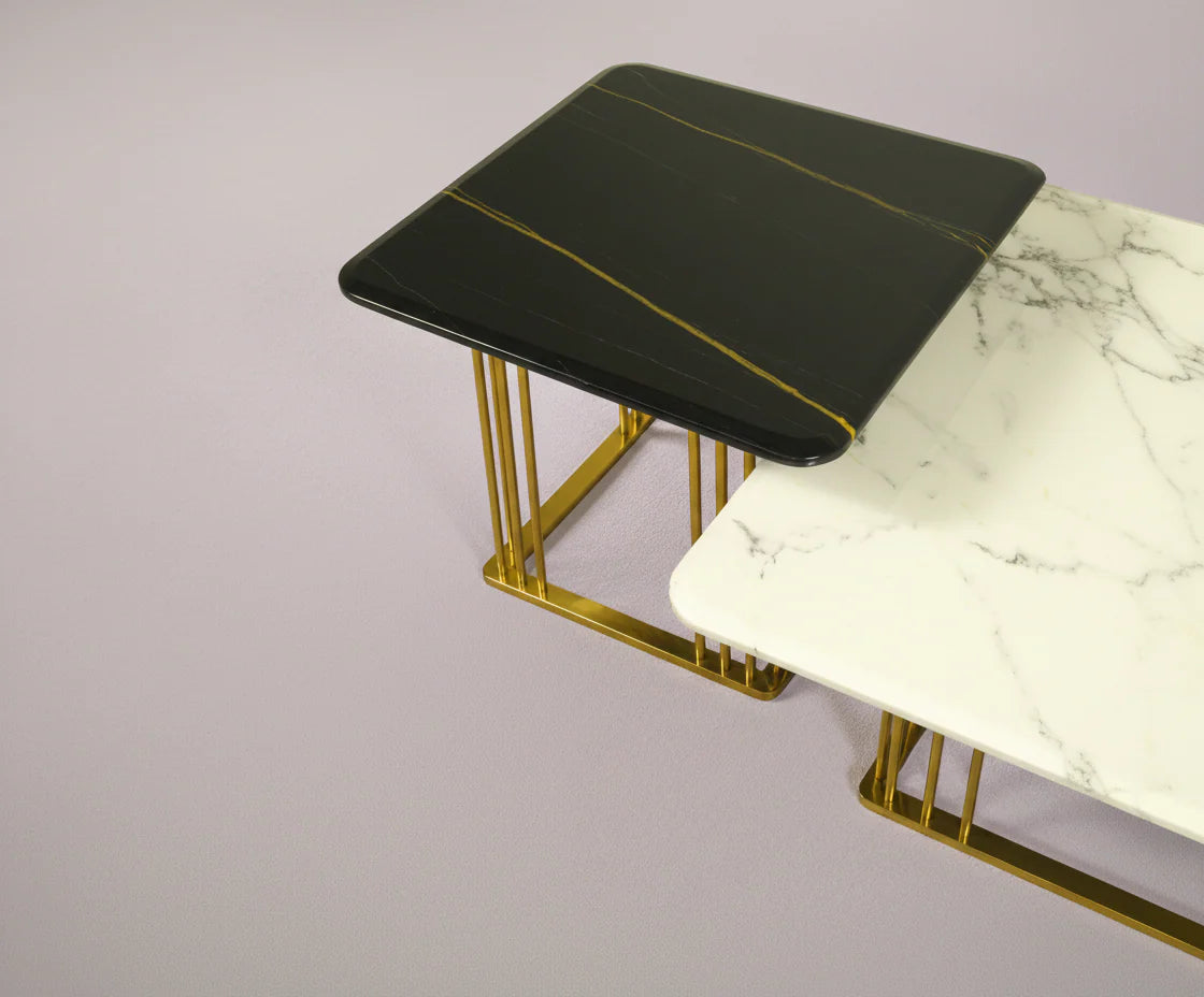 Coffee Table H087 Rose Gold (2 Sizes, 4-Box Set)