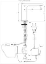 SNR-CHR-15019PMEBPK Opal Prime Sensor Faucet