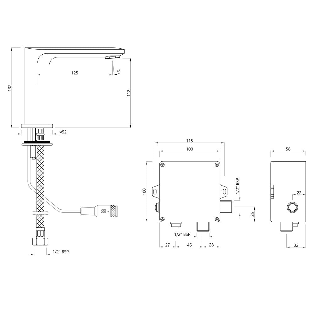 SNR-CHR-15019PMPK Opal Prime Sensor Faucet