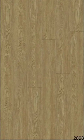 SPC FLOORING-Medium Oak (2868)- 1220*180 - 5.5/0.5+2.0MM IXPE=7.5MM (Plank) (7,1.54) BuyonBudget