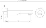 Bathtub Spout - Black Matt