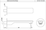 Bathtub Spout - Blush Gold PVD
