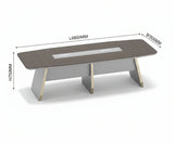 طاولة اجتماعات SY-HY8809-48، أبعادها 4800*1500*750