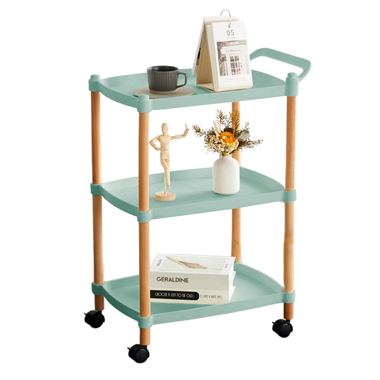 Sofa Side Coffee Table & Serving Trolley