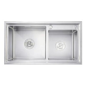 Double Bowl Sink Stainless Steel Bob kitchen