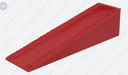 Ter04-5209B100 -  Wedge (100 PCS Blister) One Level System (Red)