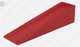 Ter04-5209B100 -  Wedge (100 PCS BLISTER) One Level System (Red)