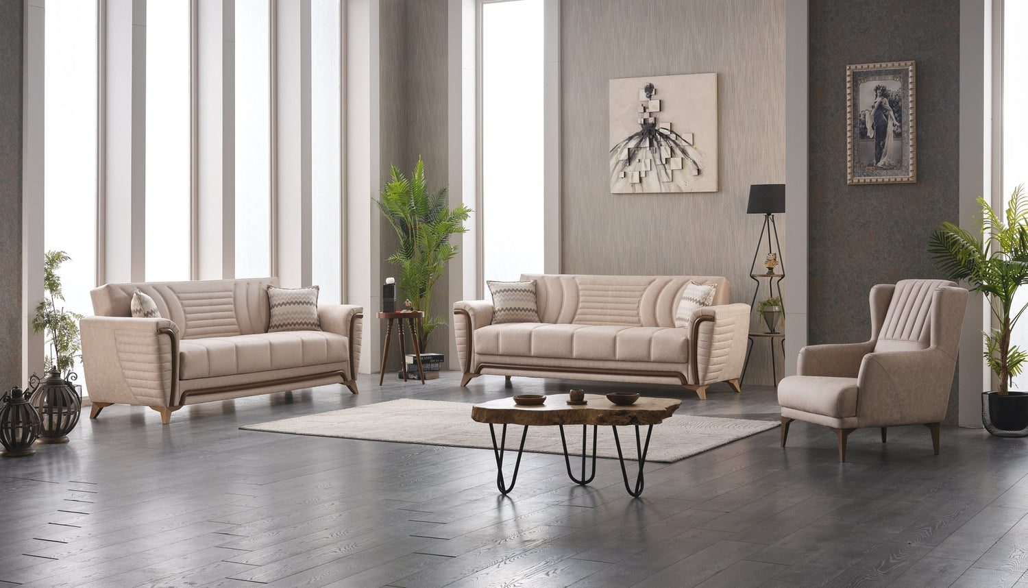 TORINO Sofa Set 3+3+1+1 – Valordark 898