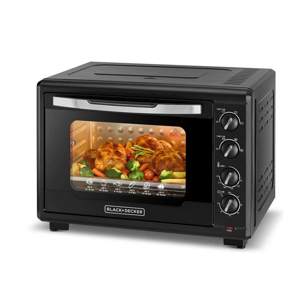 Black+Decker 55L Toaster Oven With Rotisserie