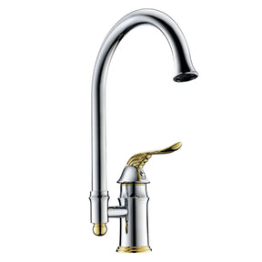 Tall Brass Basin Mixer - Chrome BuyonBudget