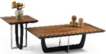 Taycan Center Table Set – 130×68×40 & 45×45×60 cm